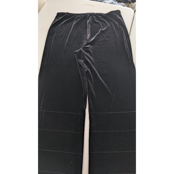 CDC Signature Collection Women's 7 BLACK Velvety STRETCH Beaded Dress Pants - Picture 10 of 10